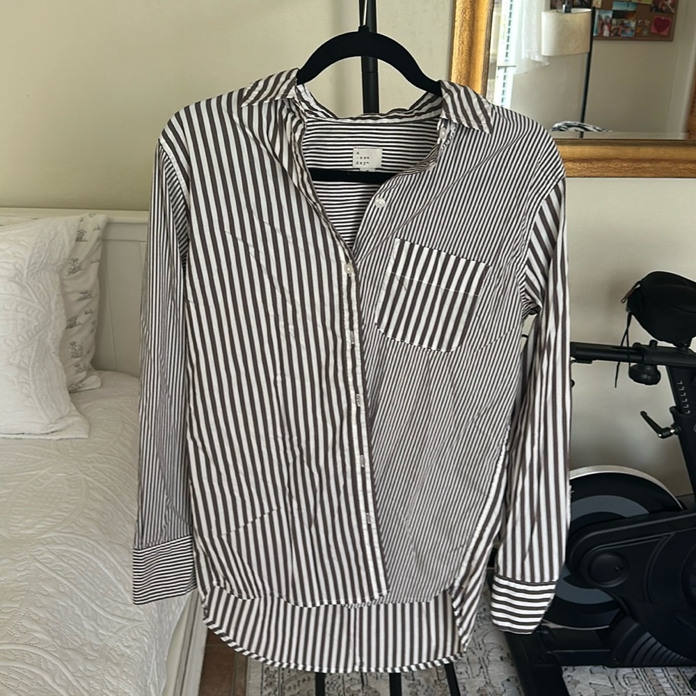 Stripped Button Down